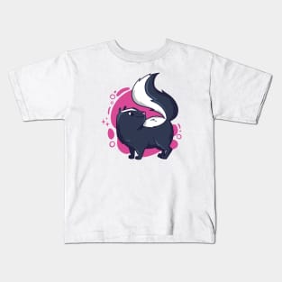 Cute Cartoon Skunk Kids T-Shirt